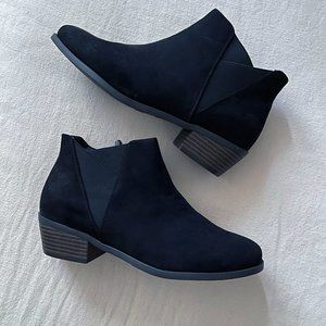 Torrid Black Suede Booties
